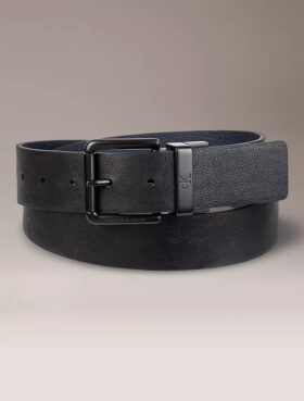 Pebbled Leather Reversible Belt
