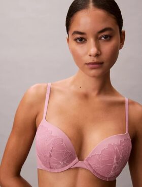 Perfectly Fit Lace Push up Plunge Bra