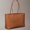 Perforated Emblem Logo Tote Bag