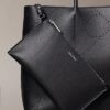 Perforated Emblem Logo Tote Bag