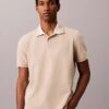 Pique Colorblock Collar Polo Shirt