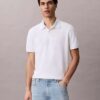 Pique Colorblock Collar Polo Shirt