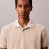 Pique Colorblock Collar Polo Shirt