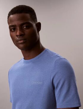Pique Crewneck Sleep T-Shirt