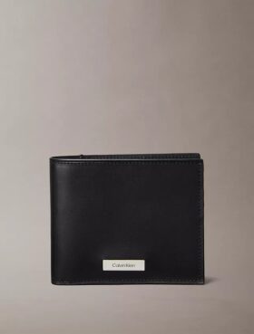 Plaque Logo Bifold Wallet
