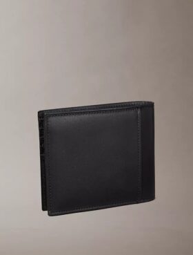 Plaque Logo Bifold Wallet