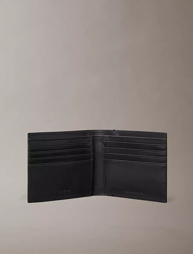 Plaque Logo Bifold Wallet Plaque Logo Bifold Wallet