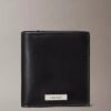 Plaque Logo Slim Bifold Wallet