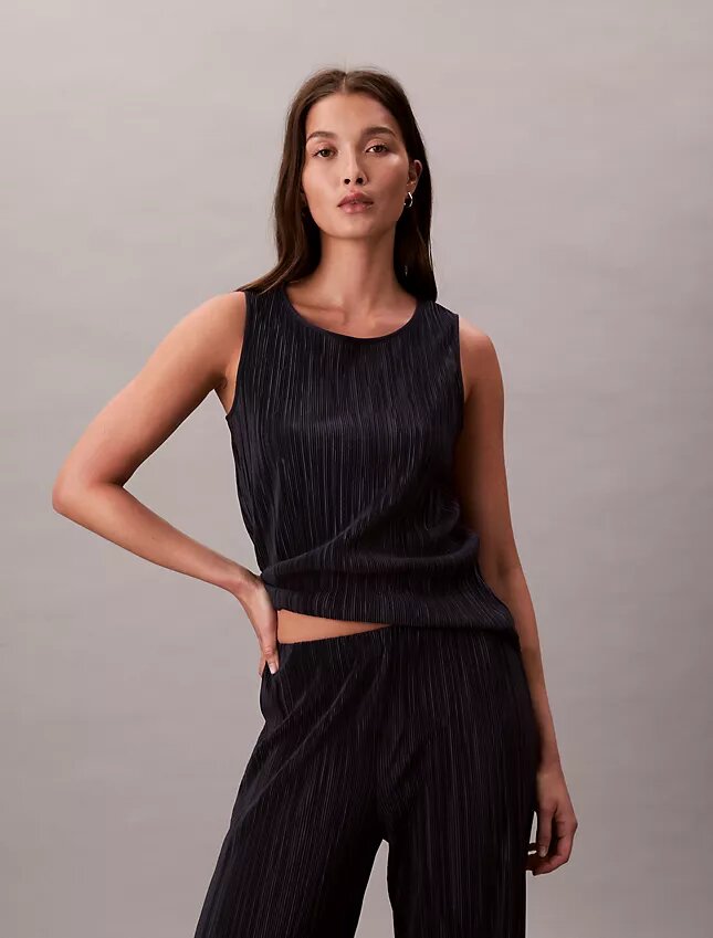 Plisse Tank Top Plisse Tank Top