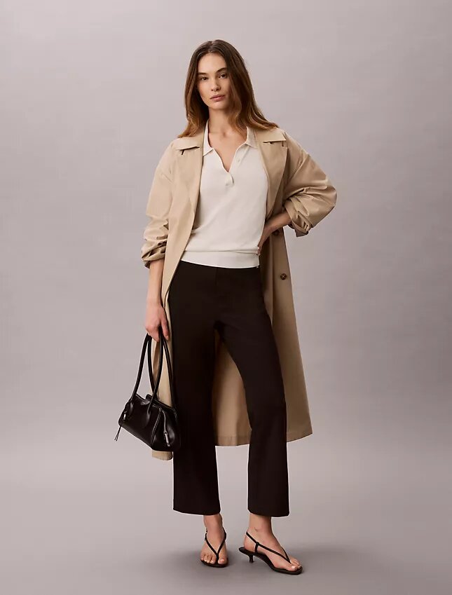 Ponte Cropped Flared Pants Ponte Cropped Flared Pants