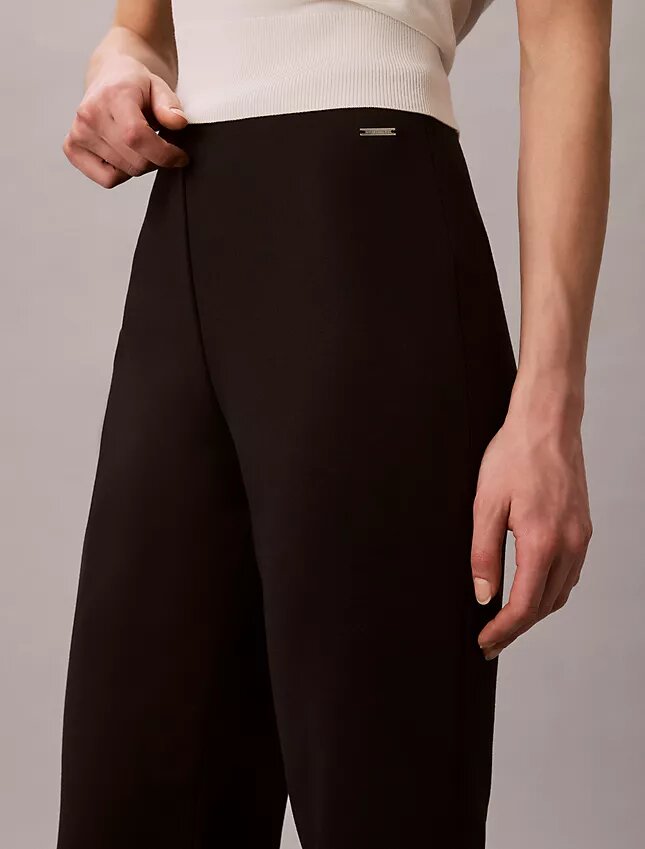 Ponte Cropped Flared Pants Ponte Cropped Flared Pants