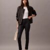 Ponte Herringbone Print Skinny Fit Pants Ponte Herringbone Print Skinny Fit Pants