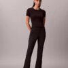 Ponte Slim Flared Pants