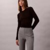 Ponte Slim Flared Pants