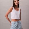 Poplin Button-Down Top Poplin Button-Down Top