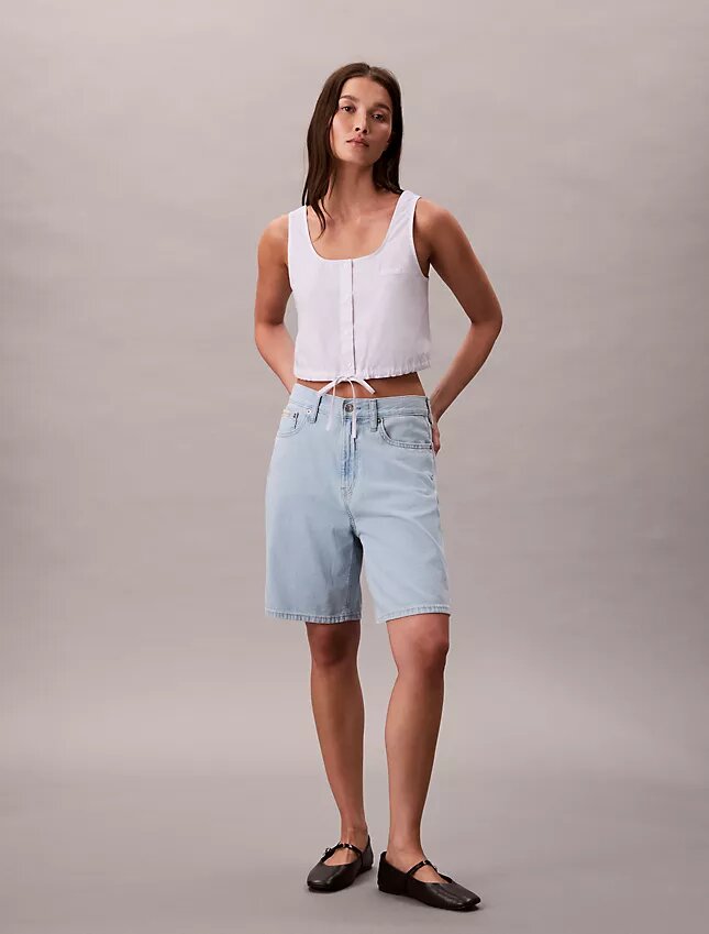 Poplin Button-Down Top Poplin Button-Down Top