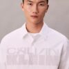 Poplin Logo Graphic Relaxed Button-Down Shirt Poplin Logo Graphic Relaxed Button-Down Shirt
