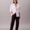 Poplin Relaxed Button-Down Shirt