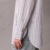 Poplin Striped Relaxed Button-Down Shirt Poplin Striped Relaxed Button-Down Shirt