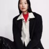 Poplin Woven Cropped Button-Down Shirt Poplin Woven Cropped Button-Down Shirt