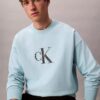Premium Terry Monogram Logo Relaxed Sweatshirt Premium Terry Monogram Logo Relaxed Sweatshirt