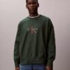 Premium Terry Monogram Logo Relaxed Sweatshirt Premium Terry Monogram Logo Relaxed Sweatshirt