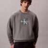 Premium Terry Monologo Relaxed Sweatshirt Premium Terry Monologo Relaxed Sweatshirt
