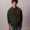 Premium Terry Relaxed Monogram Fleece Hoodie