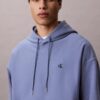 Premium Terry Relaxed Monogram Fleece Hoodie