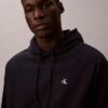 Premium Terry Relaxed Monogram Fleece Hoodie