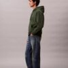 Premium Terry Relaxed Monogram Fleece Hoodie
