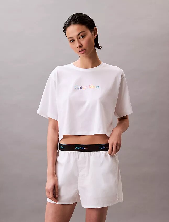 Pride Logo Poplin Sleep Short Pride Logo Poplin Sleep Short