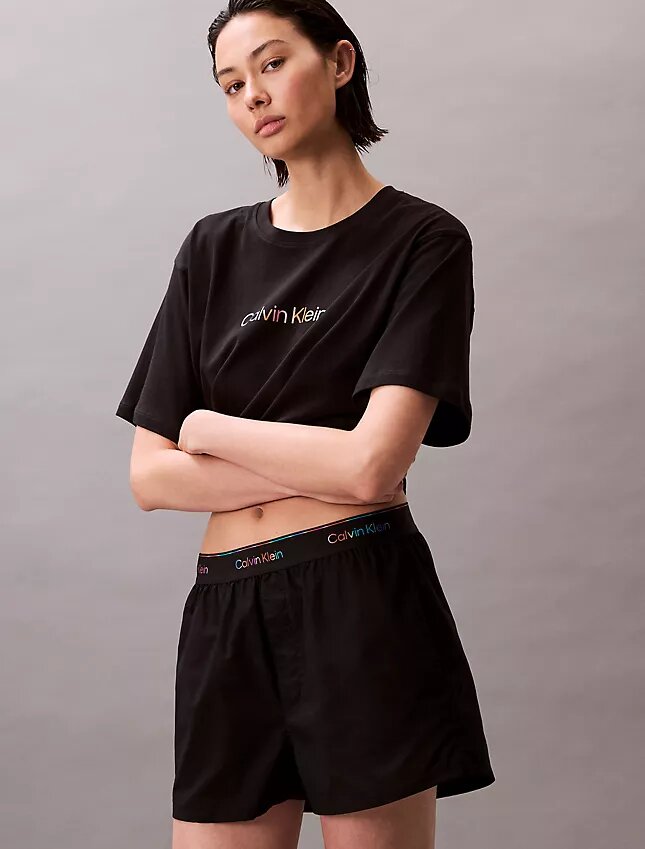 Pride Logo Poplin Sleep Short Pride Logo Poplin Sleep Short