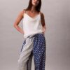 Printed Viscose Twill Wide Leg Pants Printed Viscose Twill Wide Leg Pants