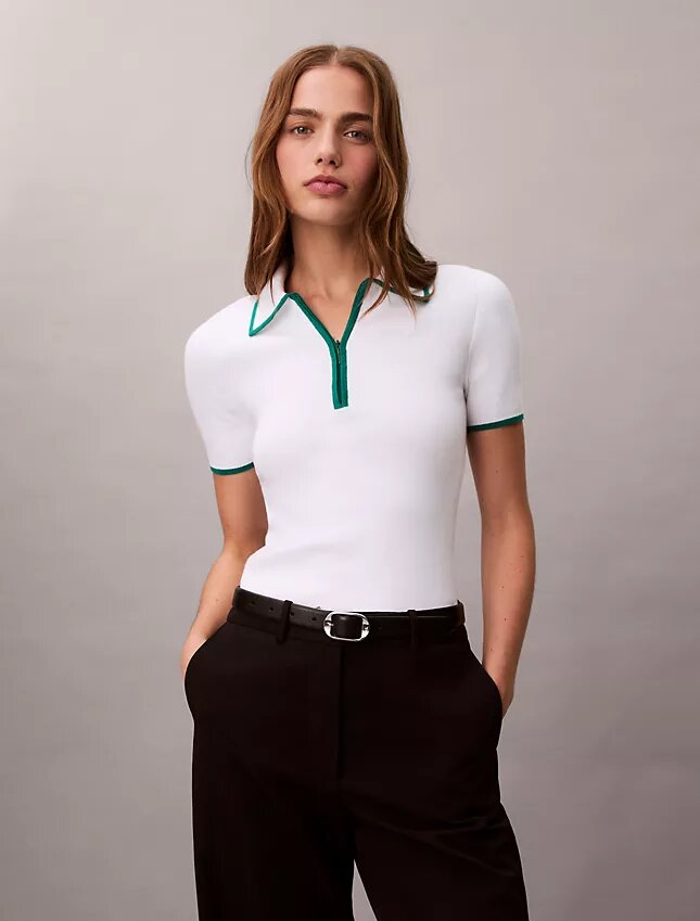 Quarter Zip Classic Polo Shirt Quarter Zip Classic Polo Shirt