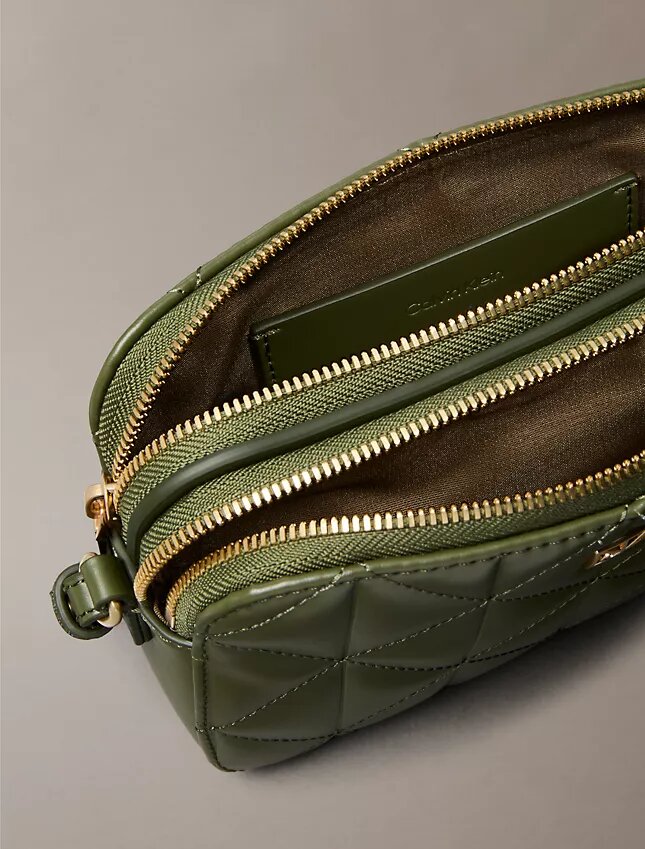 Quilted Emblem Logo Camera Bag Quilted Emblem Logo Camera Bag