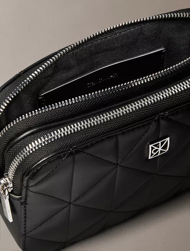 Quilted Emblem Logo Camera Bag Quilted Emblem Logo Camera Bag