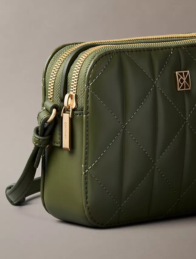 Quilted Emblem Logo Camera Bag Quilted Emblem Logo Camera Bag