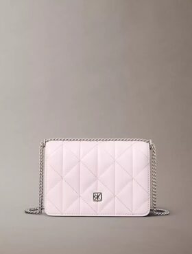 Quilted Emblem Logo Mini Chain Bag
