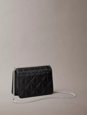 Quilted Emblem Logo Mini Chain Bag