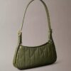 Quilted Emblem Logo Small Shoulder Bag Quilted Emblem Logo Small Shoulder Bag