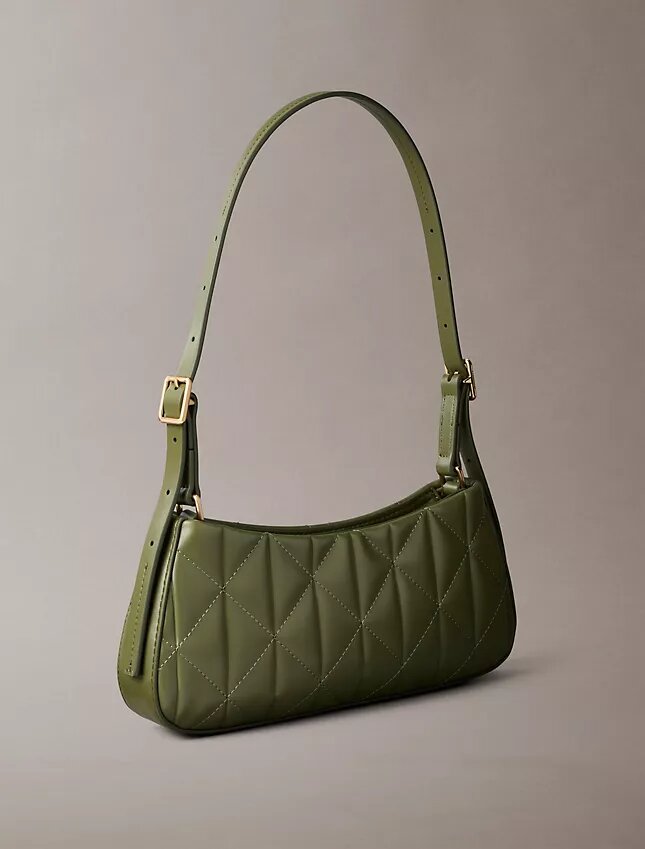 Quilted Emblem Logo Small Shoulder Bag Quilted Emblem Logo Small Shoulder Bag