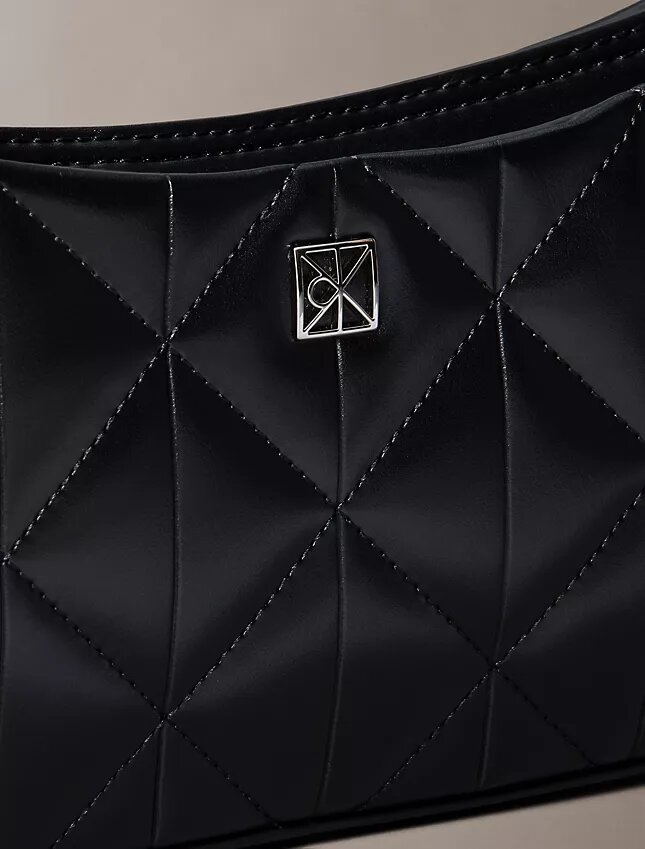 Quilted Emblem Logo Small Shoulder Bag Quilted Emblem Logo Small Shoulder Bag