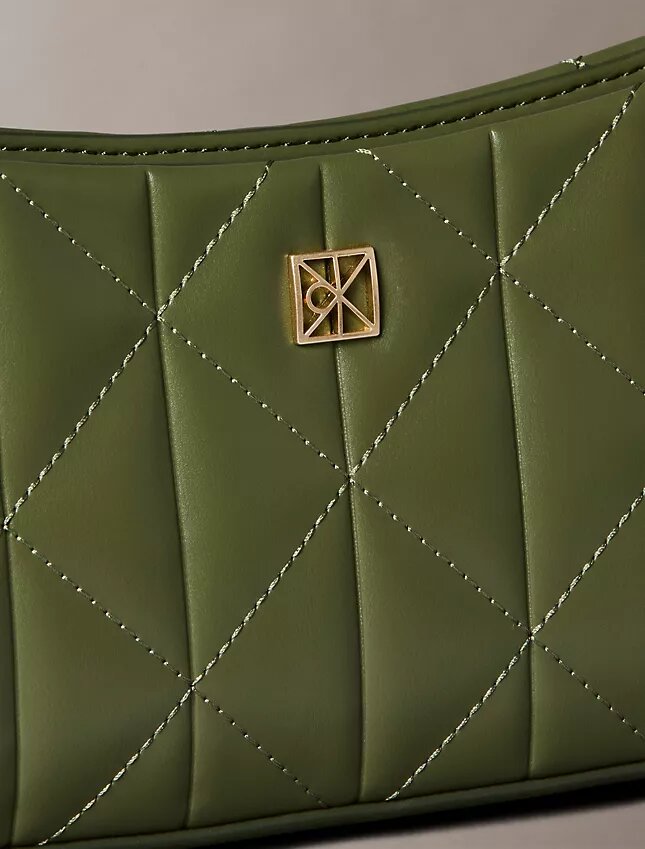 Quilted Emblem Logo Small Shoulder Bag Quilted Emblem Logo Small Shoulder Bag
