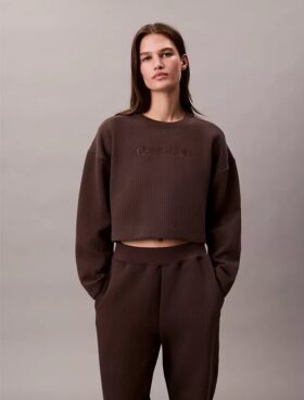 Quilted Fleece Sleep Sweatshirt