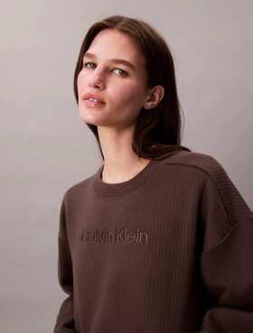 Quilted Fleece Sleep Sweatshirt