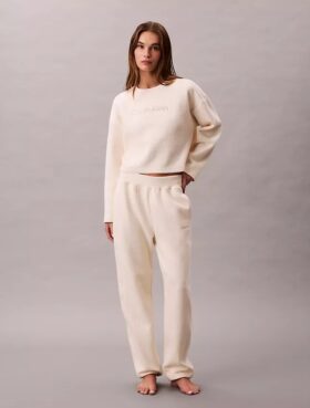 Quilted Fleece Sleep Sweatshirt