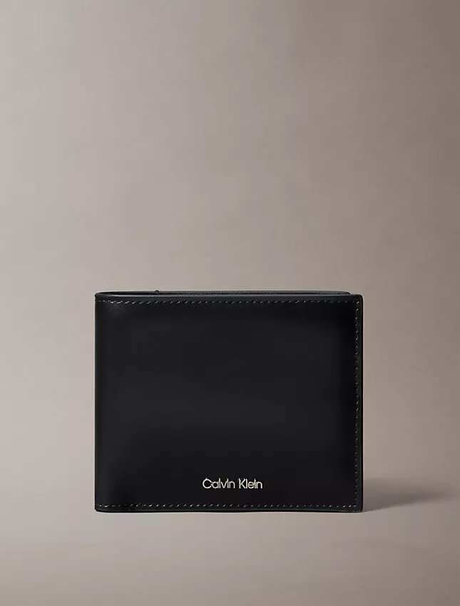 Raised Logo Bifold Wallet with Card Case Raised Logo Bifold Wallet with Card Case