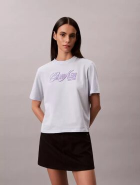 Raised Logo Graphic Boxy T-Shirt