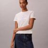 Raised Script Logo Graphic Slim T-Shirt